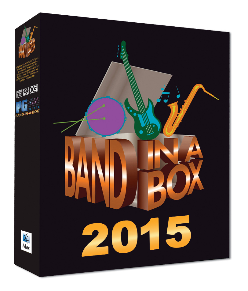 PG Music Band-in-a-Box Pro 2015 for Mac Retail Box